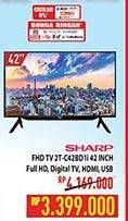 Promo Harga Sharp 2T-C42BD1i | LED TV 42"  - Hypermart