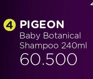 Promo Harga PIGEON Natural Botanical Baby Shampoo 240 ml - Watsons