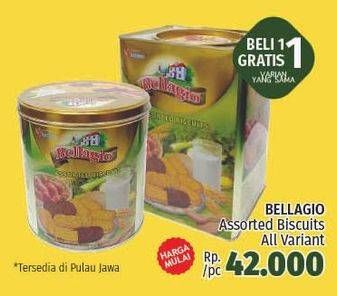 Promo Harga BELLAGIO Assorted Biscuits All Variants  - LotteMart
