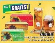 Promo Harga Kahuripan Klasik Teh Hitam Celup Melati, Vanilla per 25 pcs 2 gr - Hari Hari