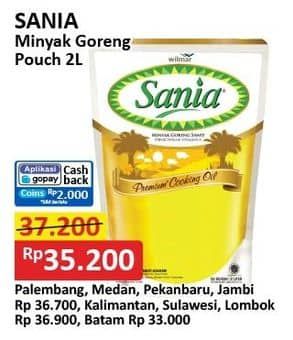 Promo Harga Sania Minyak Goreng 2000 ml - Alfamart