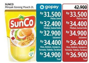 Promo Harga Sunco Minyak Goreng 2000 ml - Alfamidi