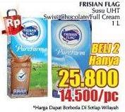 Promo Harga FRISIAN FLAG Susu UHT Purefarm Swiss Coklat, Full Cream 1 ltr - Giant