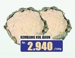 Promo Harga Kembang Kol Daun per 100 gr - Hari Hari