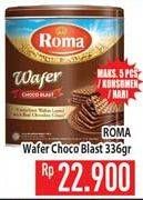 Promo Harga ROMA Wafer Choco Blast 336 gr - Hypermart