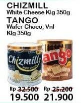 Promo Harga TANGO Wafer Chocolate, Vanilla Milk 350 gr - Alfamart