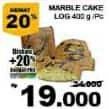 Promo Harga Marble Cake Log 400 gr - Giant