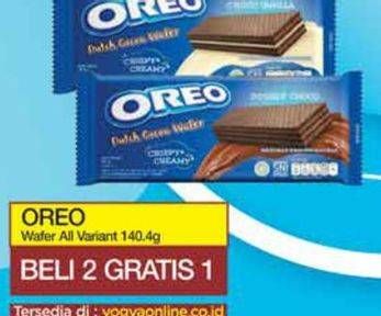 Promo Harga Oreo Wafer All Variants 140 gr - Yogya