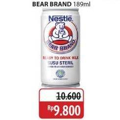 Promo Harga Bear Brand Susu Steril 189 ml - Alfamidi