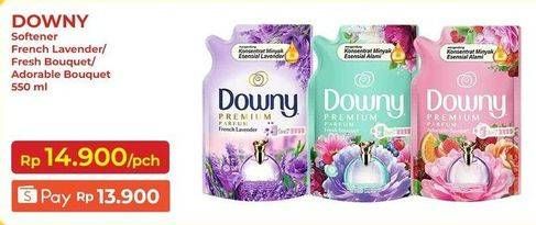 Promo Harga Downy Premium Parfum Adorable Bouquet, French Lavender, Fresh Bouquet 550 ml - Indomaret