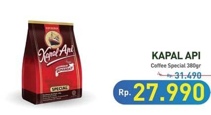 Promo Harga Kapal Api Kopi Bubuk Special 380 gr - Hypermart