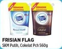 Promo Harga FRISIAN FLAG Susu Kental Manis Putih, Cokelat 560 gr - Alfamart