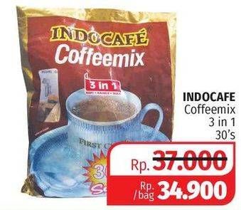 Promo Harga Indocafe Coffeemix per 30 sachet - Lotte Grosir