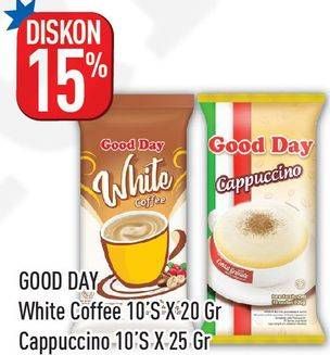 Promo Harga GOOD DAY White Coffee/Cappuccino  - Hypermart