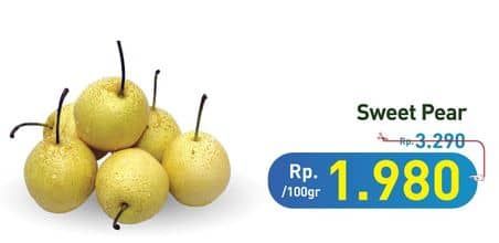 Promo Harga Pear Sweet per 100 gr - Hypermart