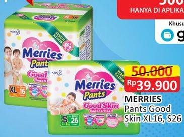 Promo Harga Merries Pants Good Skin S26, XL16  - Alfamart