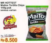 Promo Harga MR HOTTEST Maitos Tortilla Chips All Variants 140 gr - Indomaret