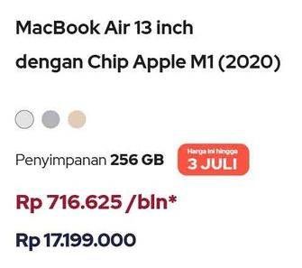Promo Harga Apple Macbook Air 13 Inch 2020  - iBox