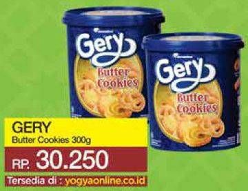 Promo Harga GERY Butter Cookies 300 gr - Yogya