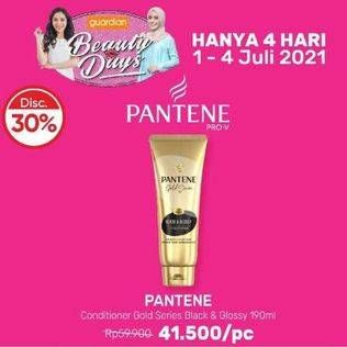 Promo Harga PANTENE Gold Conditioner Black Glossy 190 ml - Guardian