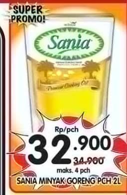 Promo Harga Sania Minyak Goreng All Variants 2000 ml - Superindo