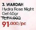 Promo Harga Wardah Hydra Rose Night Gel 40 gr - Guardian