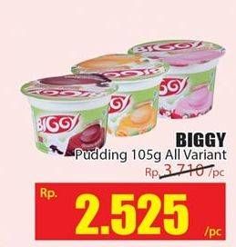 Promo Harga BIGGY Dairy Pudding All Variants 105 gr - Hari Hari
