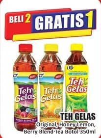 Promo Harga Teh Gelas Tea Original, Honey Lemon, Berry Blend 350 ml - Hari Hari