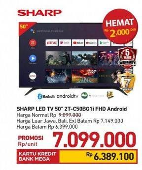 Promo Harga SHARP 2T-C50BG1i | LED TV 50"  - Carrefour