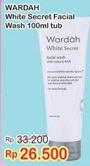 Promo Harga WARDAH White Secret Facial Wash 100 ml - Indomaret