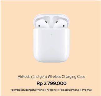 Promo Harga APPLE AirPods Generasi Ke-2  - iBox