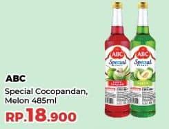 Promo Harga ABC Syrup Special Grade Kecuali Melon, Kecuali Coco Pandan 485 ml - Yogya