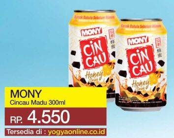 Promo Harga MONY Cincau Honey 300 ml - Yogya