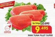 Promo Harga Tuna Fillet per 100 gr - Superindo