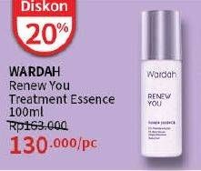 Promo Harga Wardah Renew You Treatment Essence 100 ml - Guardian