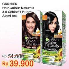 Promo Harga GARNIER Hair Color Naturals, Hitam  - Indomaret