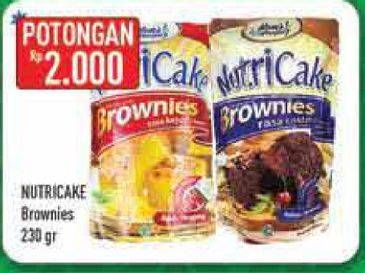 Promo Harga Nutricake Instant Cake Brownies 230 gr - Hypermart