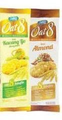 Promo Harga OATBITS Oat 8 Kacang Ijo (Mung Bean), Almond 28 gr - Carrefour