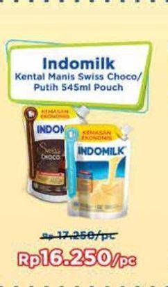 Promo Harga Indomilk Susu Kental Manis Plain, Cokelat 545 gr - Yogya