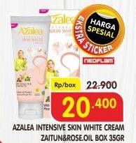 Promo Harga AZALEA Intensive Skin White Cream With Zaitun Oil Rosehip Oil 35 gr - Superindo