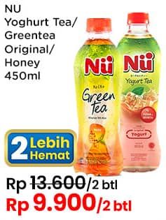 Promo Harga NU Yogurt Tea/Green Tea   - Indomaret