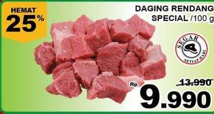 Promo Harga Daging Rendang Sapi Spesial per 100 gr - Giant