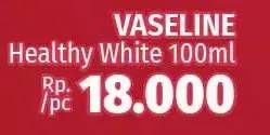 Promo Harga VASELINE Intensive Care Healthy White UV Lightening 100 ml - LotteMart