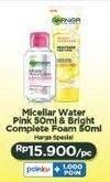 GARNIER Micellar Water Pink/ Bright Complete Foam 50 mL
