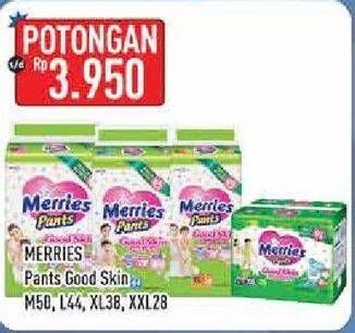 Promo Harga Merries Pants Good Skin M50, L44, XL38, XXL28  - Hypermart