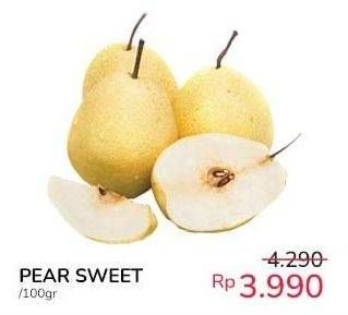 Promo Harga Pear Sweet per 100 gr - Indomaret
