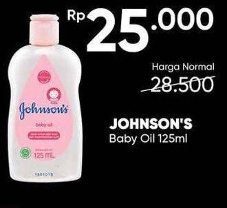 Promo Harga JOHNSONS Baby Oil 125 ml - Guardian