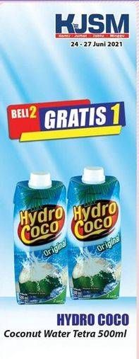 Promo Harga HYDRO COCO Minuman Kelapa Original 500 ml - Hari Hari