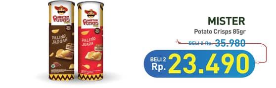 Promo Harga Mister Potato Snack Crisps 85 gr - Hypermart