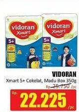 Promo Harga VIDORAN Xmart 5+ Coklat, Madu 350 gr - Hari Hari